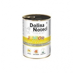 DOLINA NOTECI PREMIUM JUNIOR Z ŻOŁĄDKAMI KURCZAKA 400G